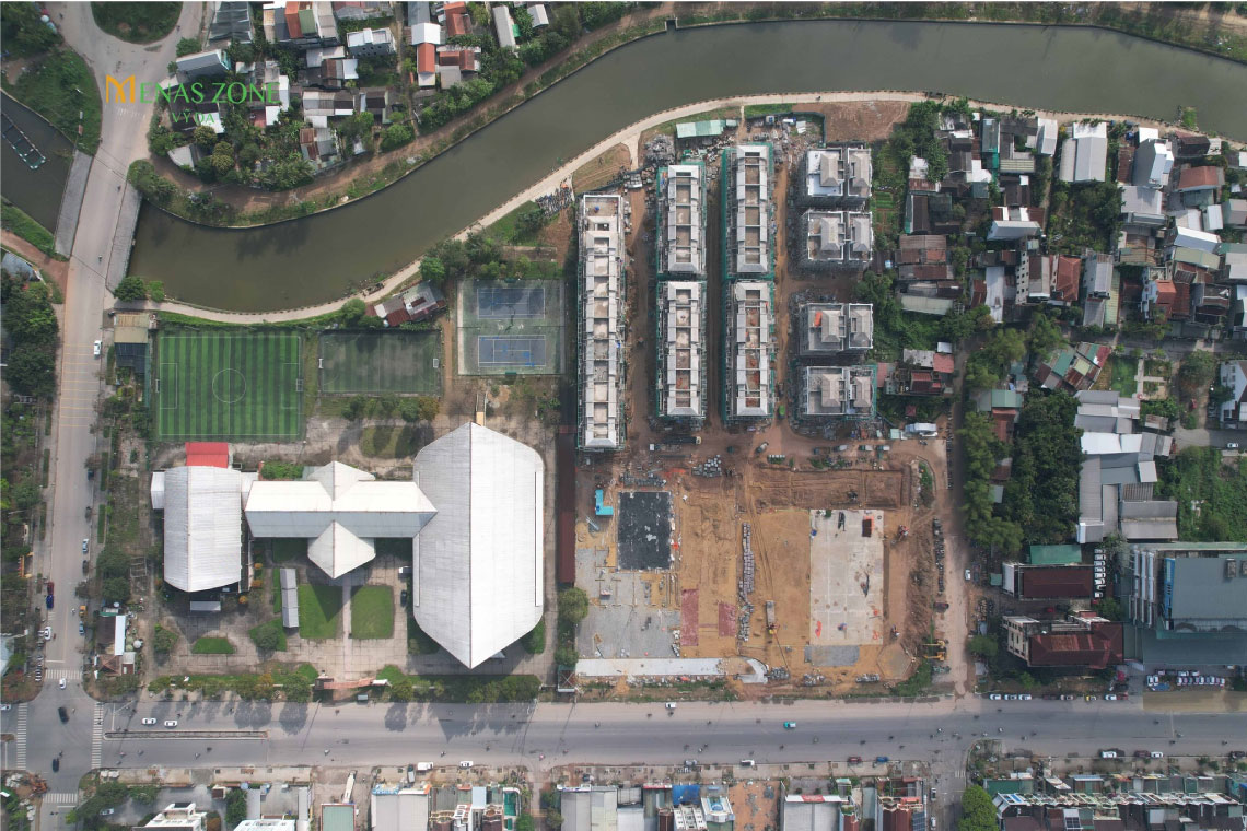 Tiến độ thi công Menas Zone Vỹ Dạ tháng 03/2025