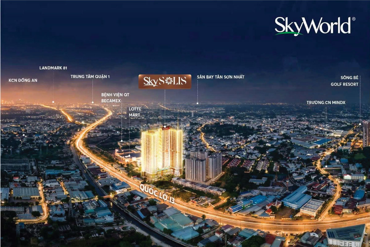 Sky Solis - Tọa Độ Trọng Điểm – Tiện Ích "Một Bước Xuống Phố"