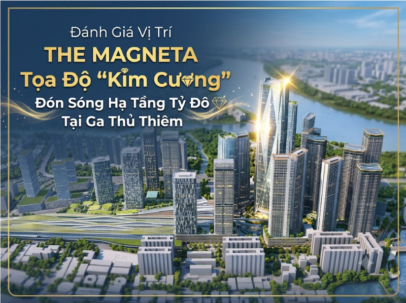 Đánh Giá Vị Trí The Magneta: Tọa Độ “Kim Cương” Đón Sóng Hạ Tầng Tỷ Đô Tại Ga Thủ Thiêm